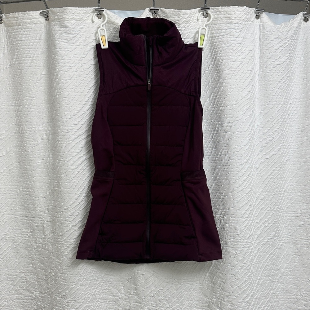 Lululemon Athletica Dark Purple Puffer Vest